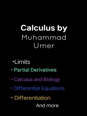 cover image of Calculus by Muhammad Umer